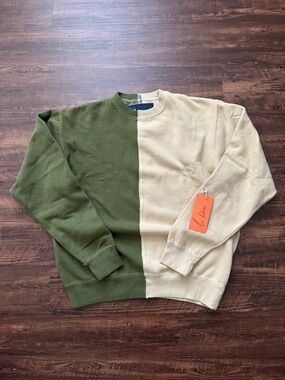 La Detresse The Lovers Gemini Colorblock Sweatshirt